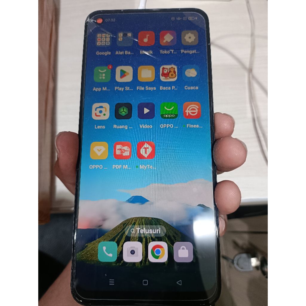 LCD frame original copotan OPPO A53