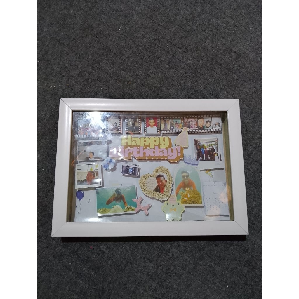 bingkai foto 3d A4 / bingkai mahar ukuran A4