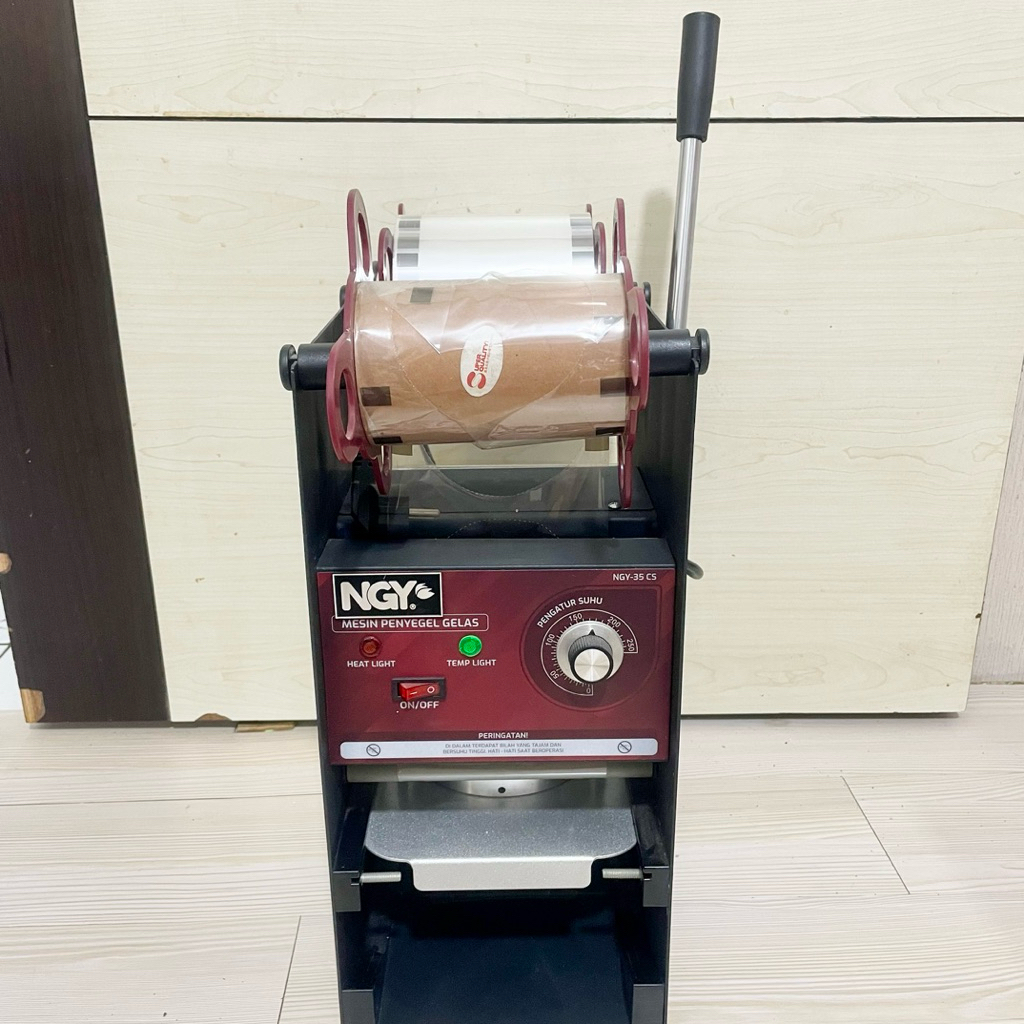 Second Like NEW NGY Plastik Cup Sealer / Mesin Penyegel Gelas Plastik Manual 35