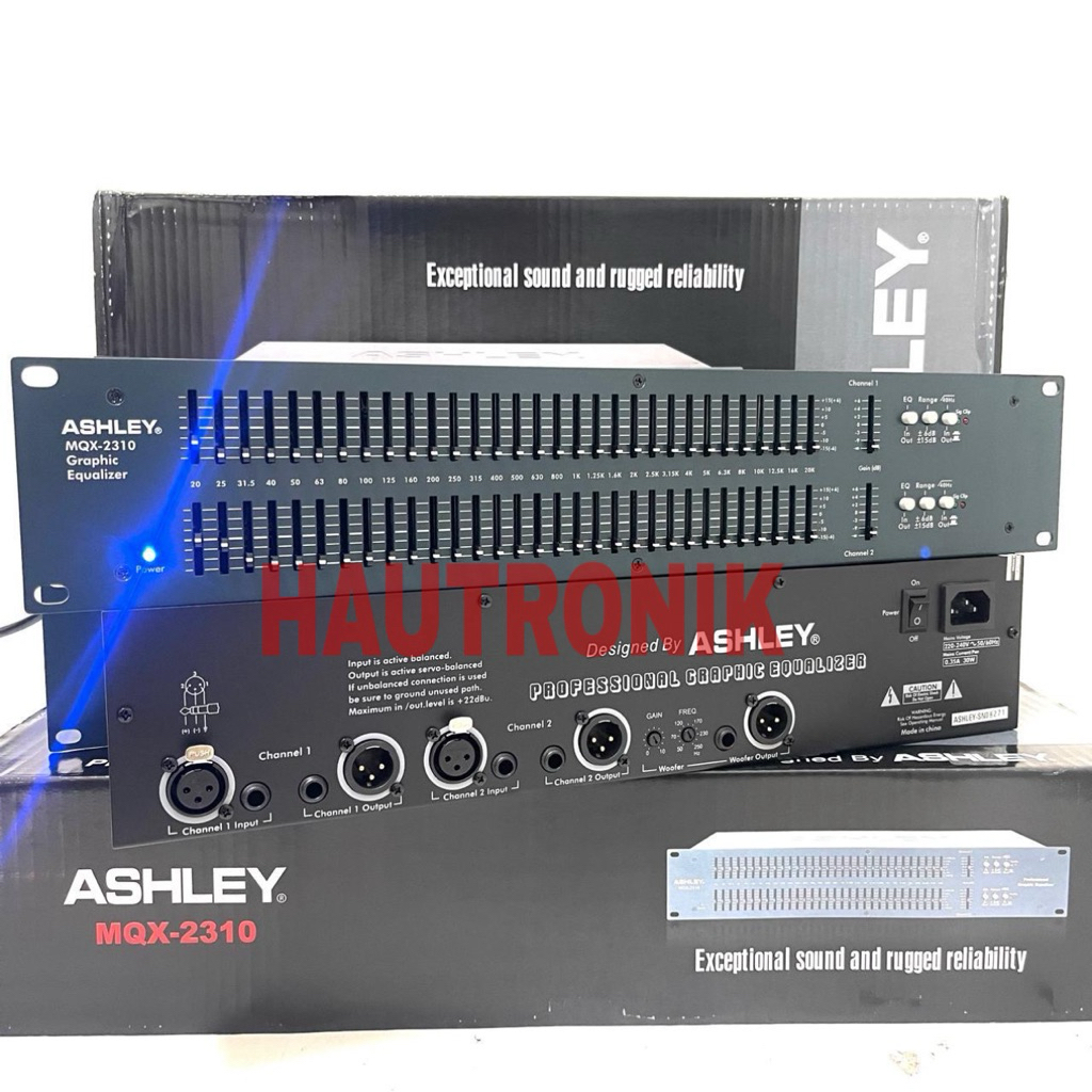 Equaliser Ashley Mqx 2310 Original Equalizer Ashley MQX2310 ashley Bagus ( Bisa COD )