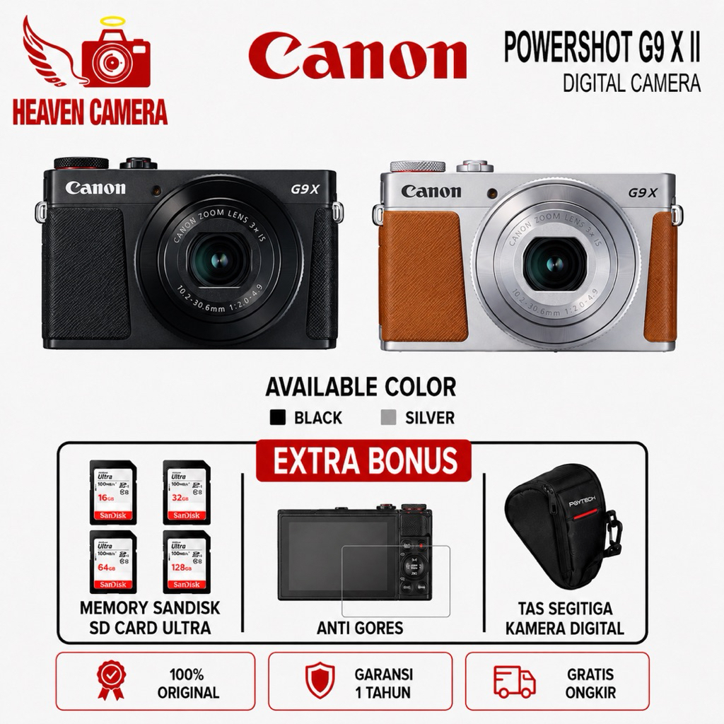 CANON POWERSHOT G9X II / CANON POWERSHOT G9X MARK II / CANON G9X II