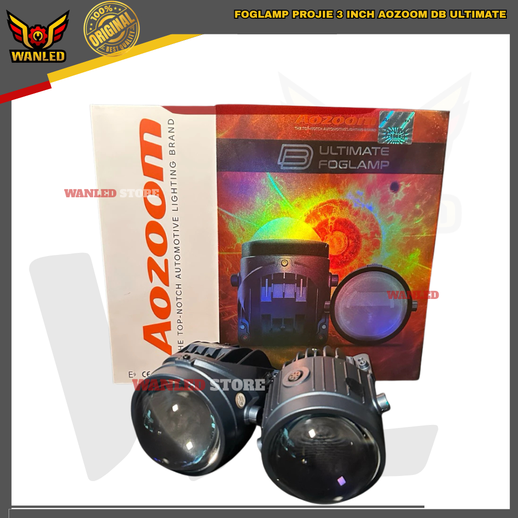 Foglamp Projie 3 Inch AOZOOM DB Ultimate Foglamp Super Terang