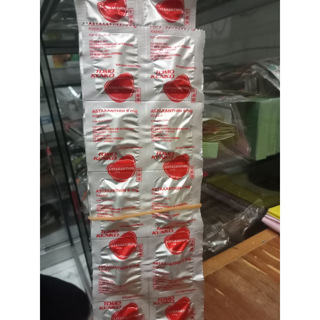 Tomo kenko astaxanthin 6mg//perstripp