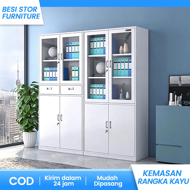 Lemari Arsip Besi Kantor Sekolah Lemari Arsip Besi Kabinet Filing Cabinet Almari Besi Dokumen
