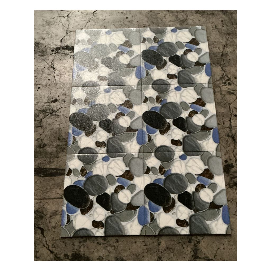 PROMO KERAMIK LANTAI // PEBBLE STONE GREY // UKURAN 40*40