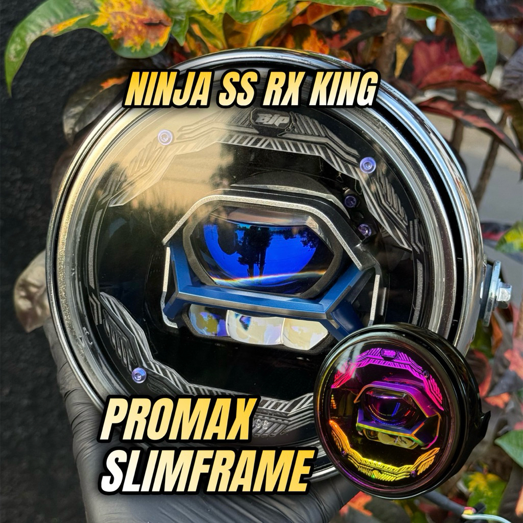 HEADLAMP NINJA SS RX KING PEREDAM PROMAX SLIMFRAME BILED PRO7 P7MRX MAV RADIANCE AES TURBO BM