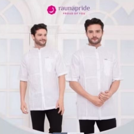 Koko Dewasa Rauna RKD 03 Lengan Pendek | Baju Koko Pria Premium Nyaman & Elegan