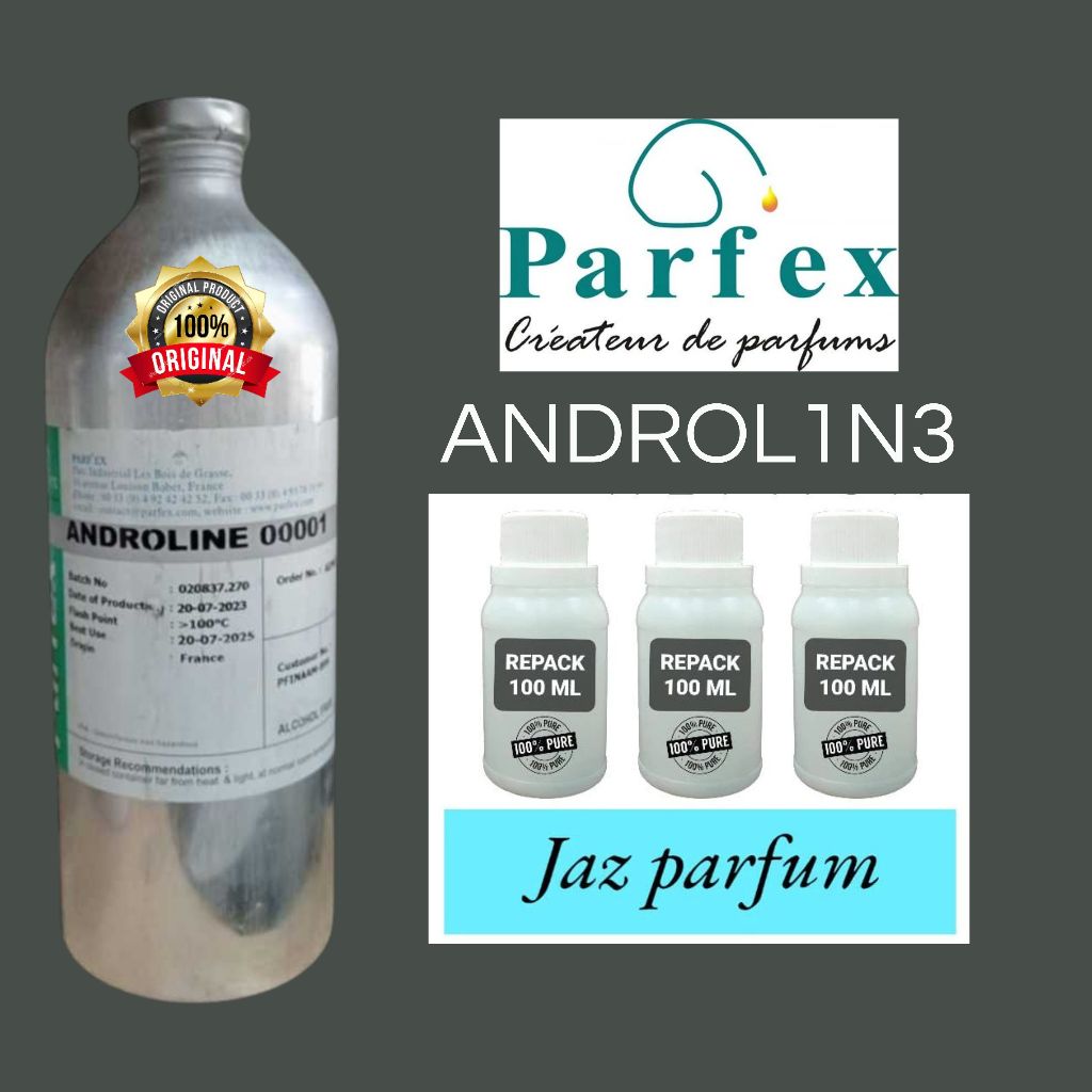 ( 100 GRAM ) ANDROLINE BY PARFEX FIXATIVE CAMPURAN / PENGUAT / PENGAWET AROMA 100% Murni Dari Pabrik