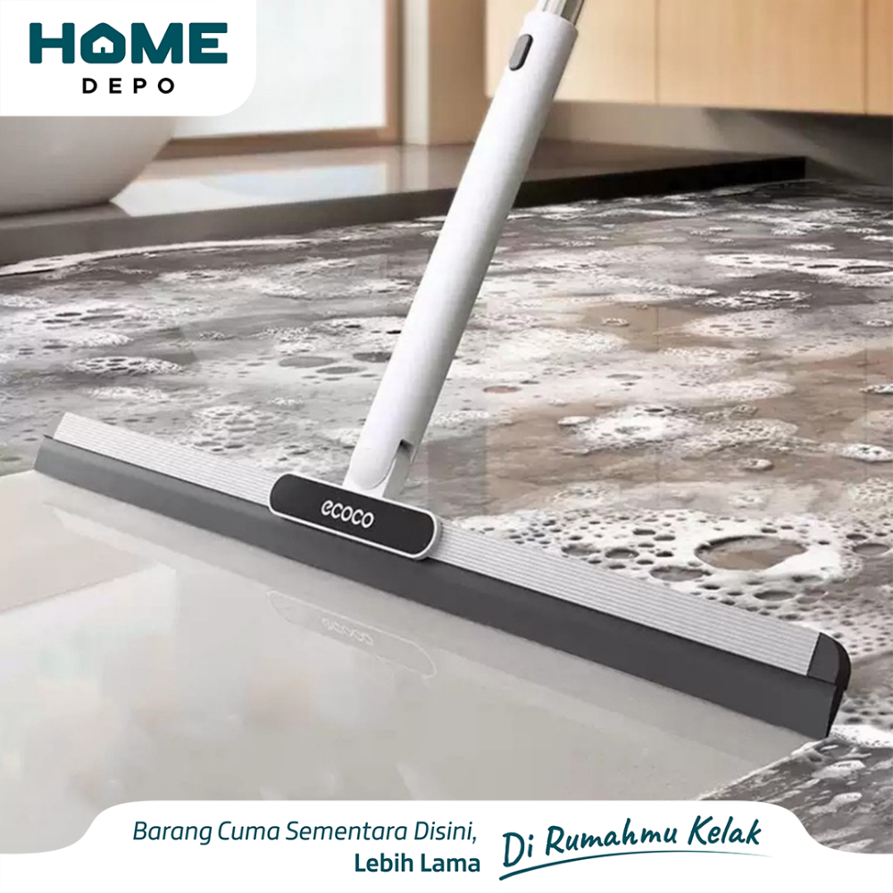 ECOCO Telescopic Wiper Broom - wiper rumah wiper kamar mandi Pel lantai kamar mandi wiper lantai