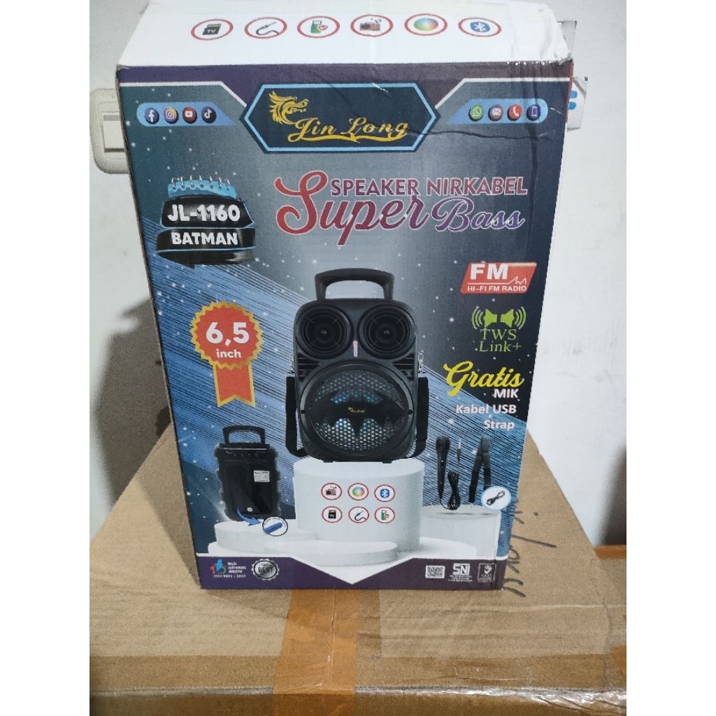 Speaker Portabel Jinlong JL1160 Batman
