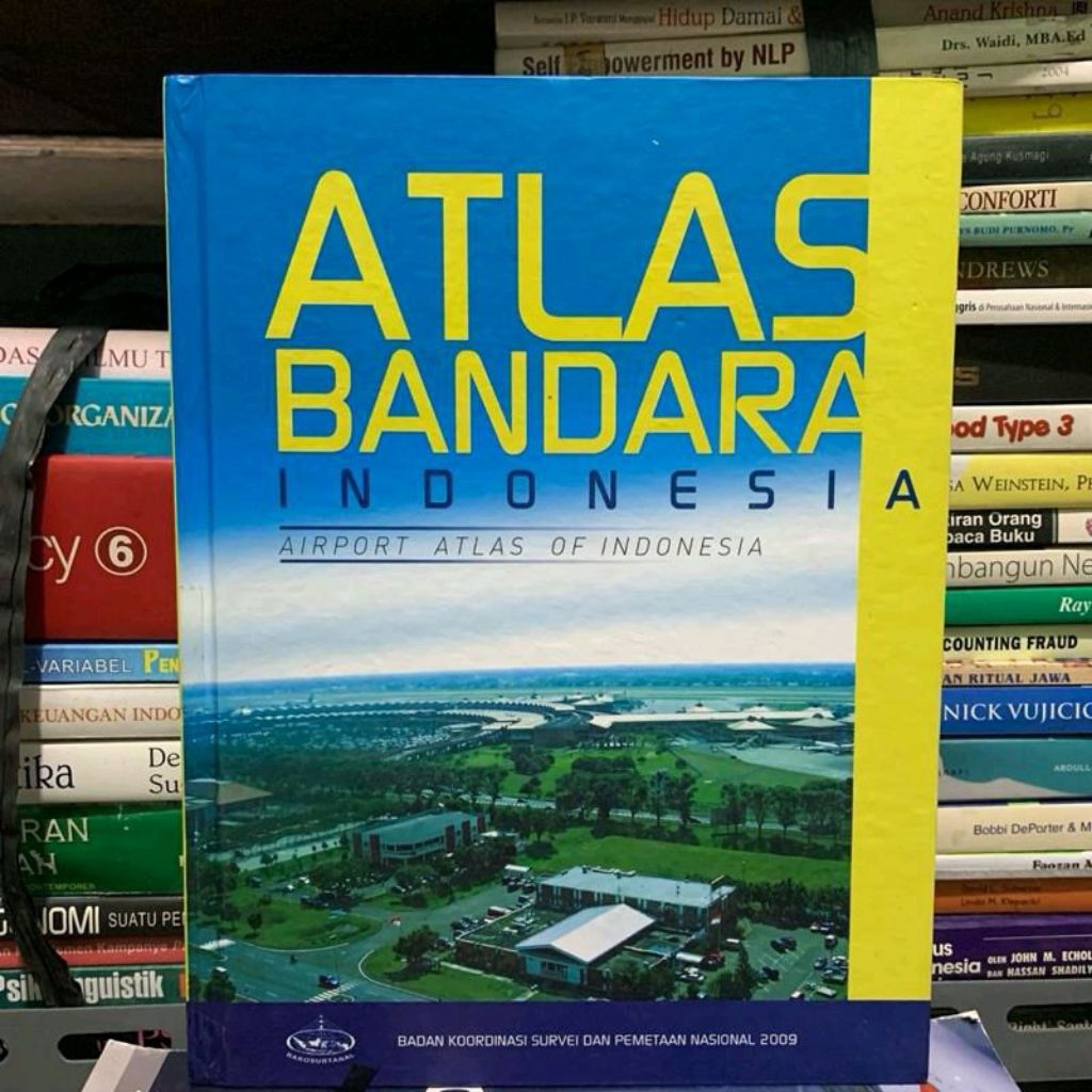 Atlas bandara indonesia airport atlas of indonesia buku bekas ORIGINAL