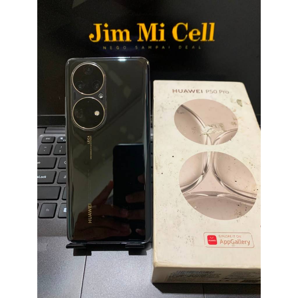 Huawei P50 Pro 8/256GB Golden Black Second Resmi Indonesia