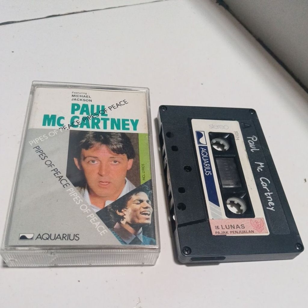 KASET PITA PAUL MCCARTNEY AND MICHAEL JACKSON