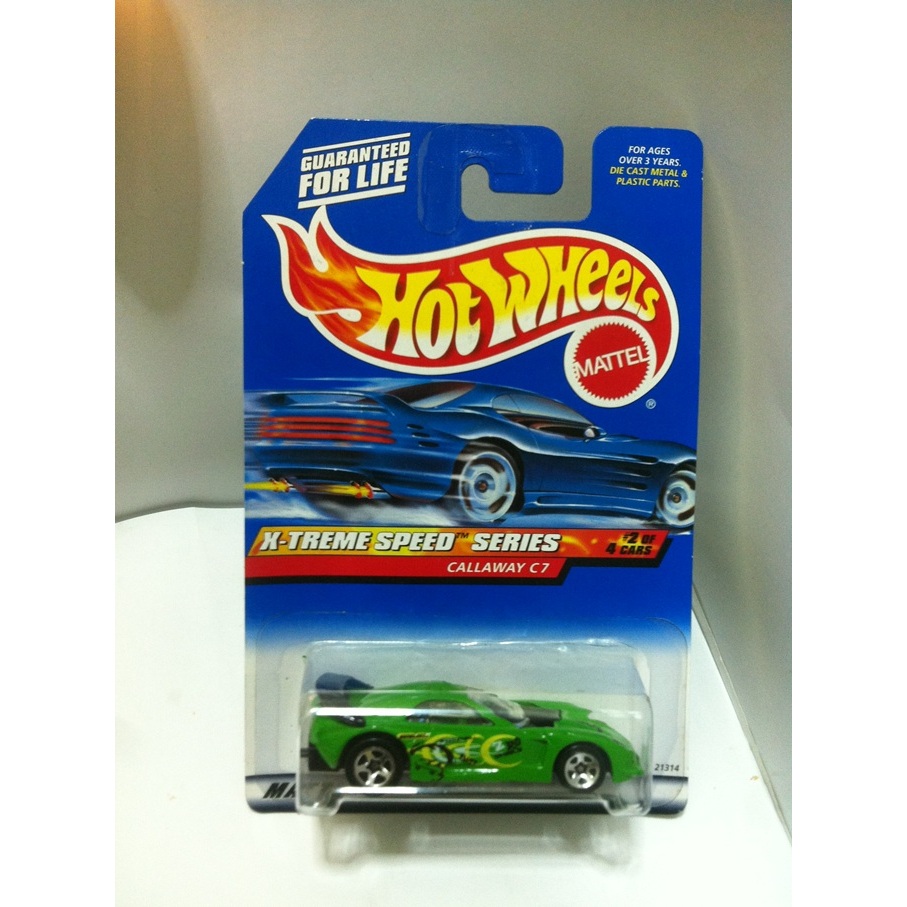 Hot Wheels. 1999 X-Treme Speed Series - 2. Callaway C7. 5SP MATTEL