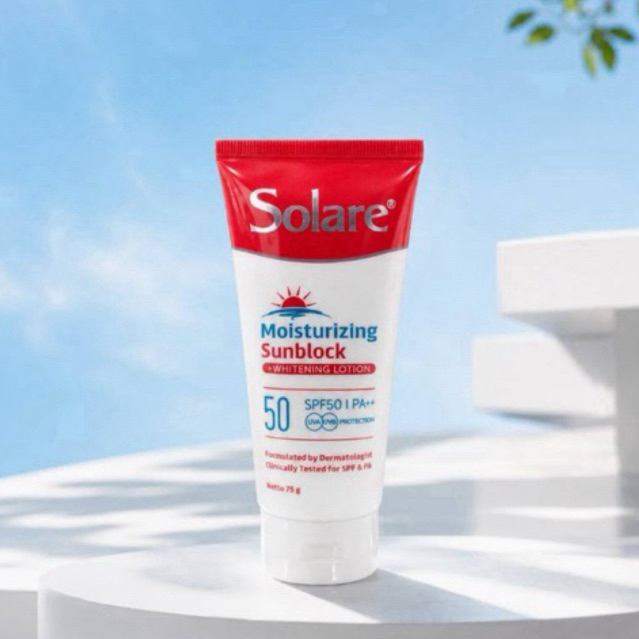 solare moisturizering sunblock SPF50 PA+++ 75gr