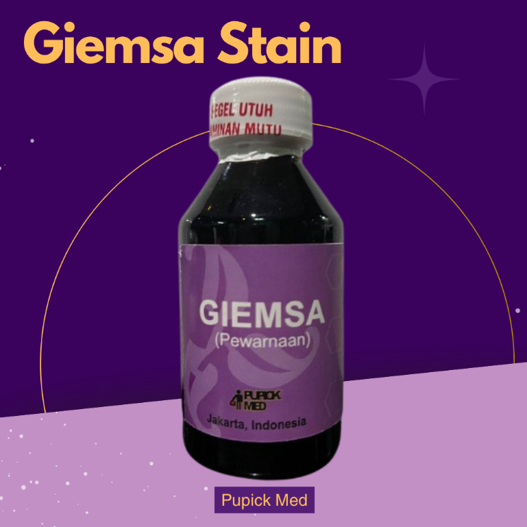 Giemsa 100ml / Pewarna Laboratorium / Pewarnaan Giemsa