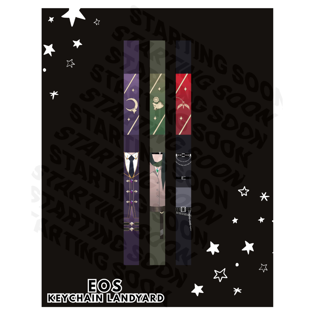 EOS Vtuber Lanyard Harris Caine / Gingitsune Gehenna / Mikazuki Arion
