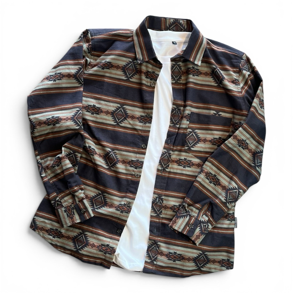 Kemeja Flanel Navajo II Dekky Basic