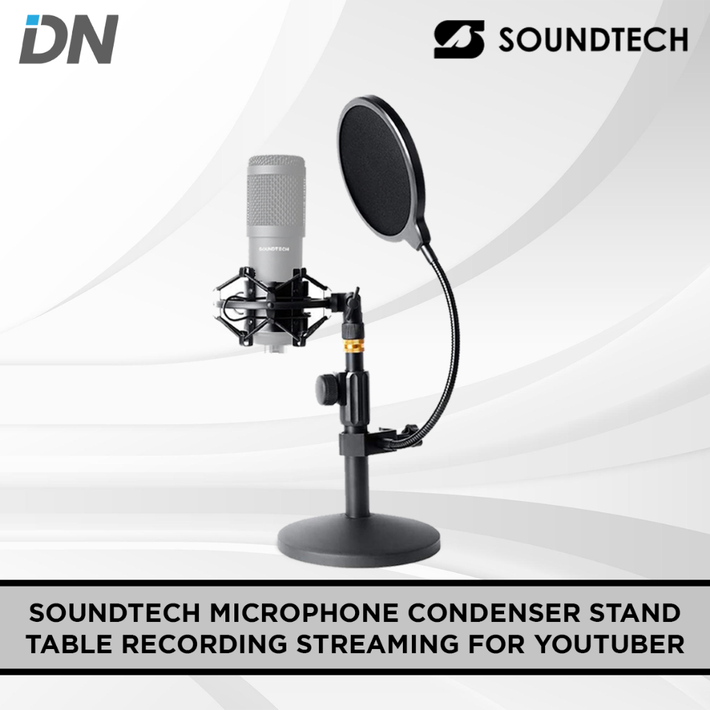 SOUNDTECH Table Stand for Condenser Microphone Soundtech / Mic BM 800 / Fifine / BM 8000