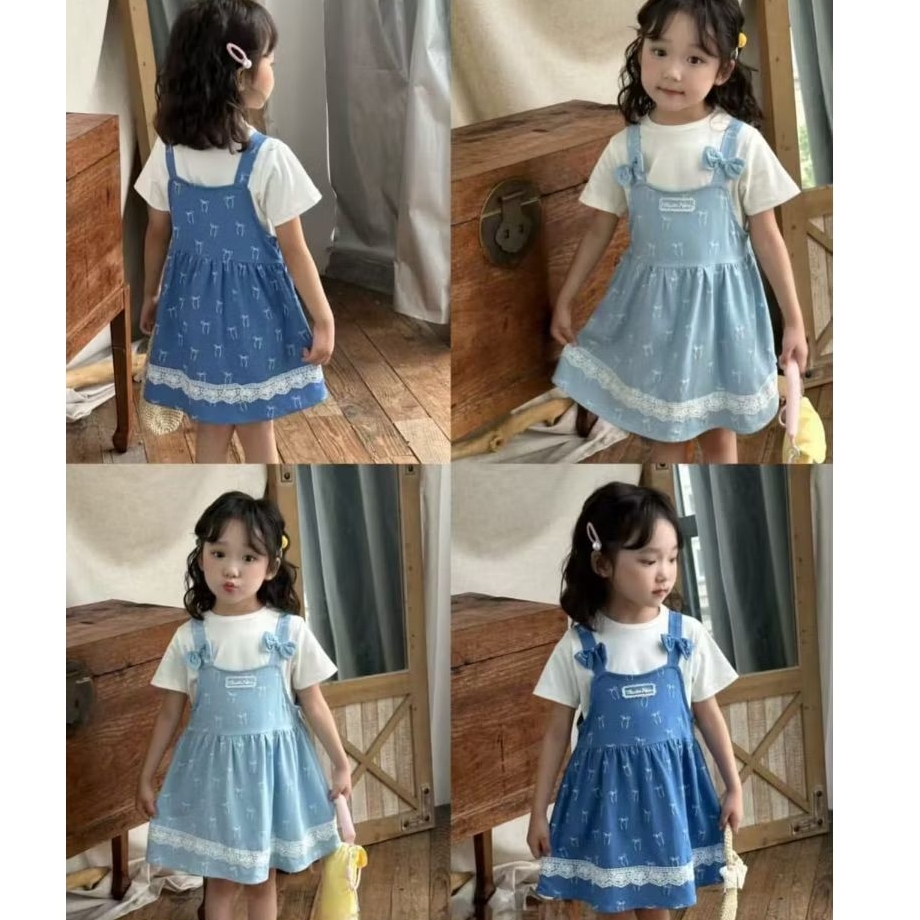 overall dress anak perempuan| overall dress korean style