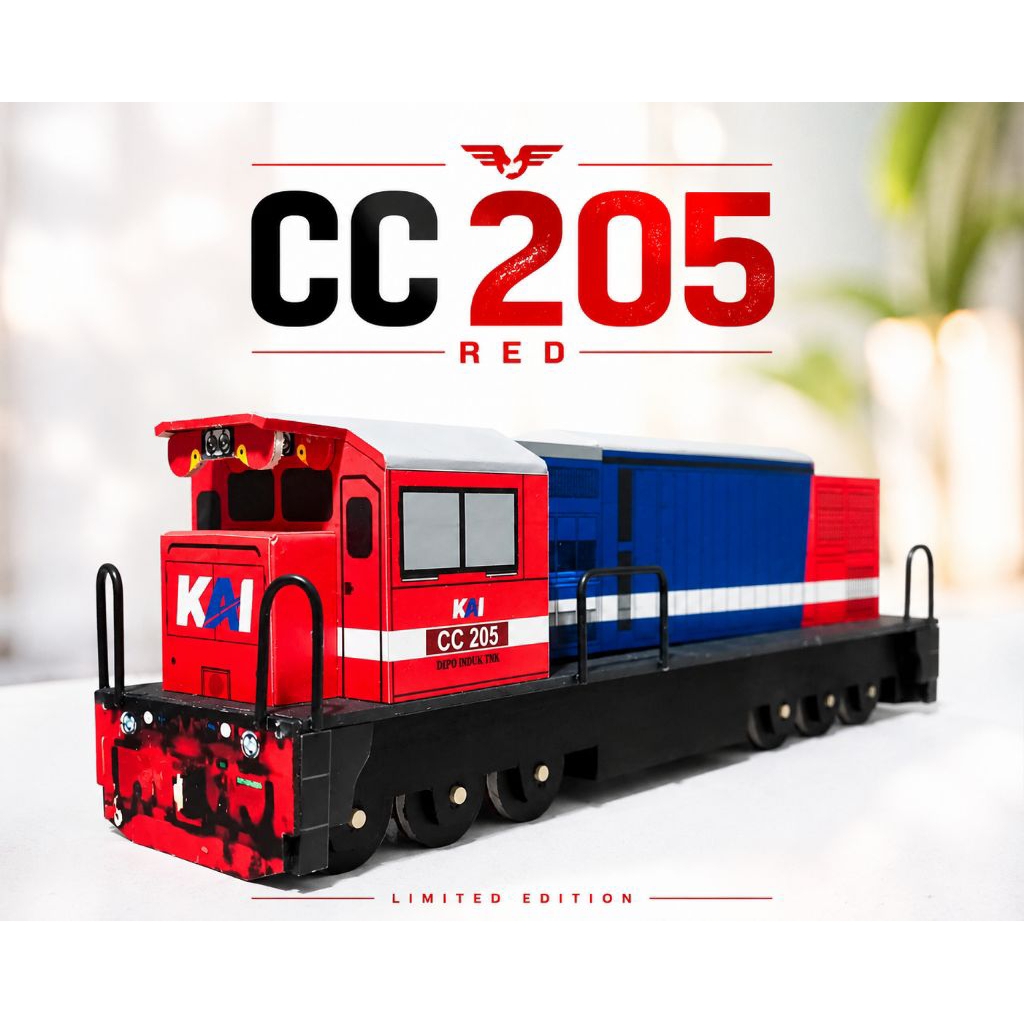 Mainan kereta lokomotif CC205