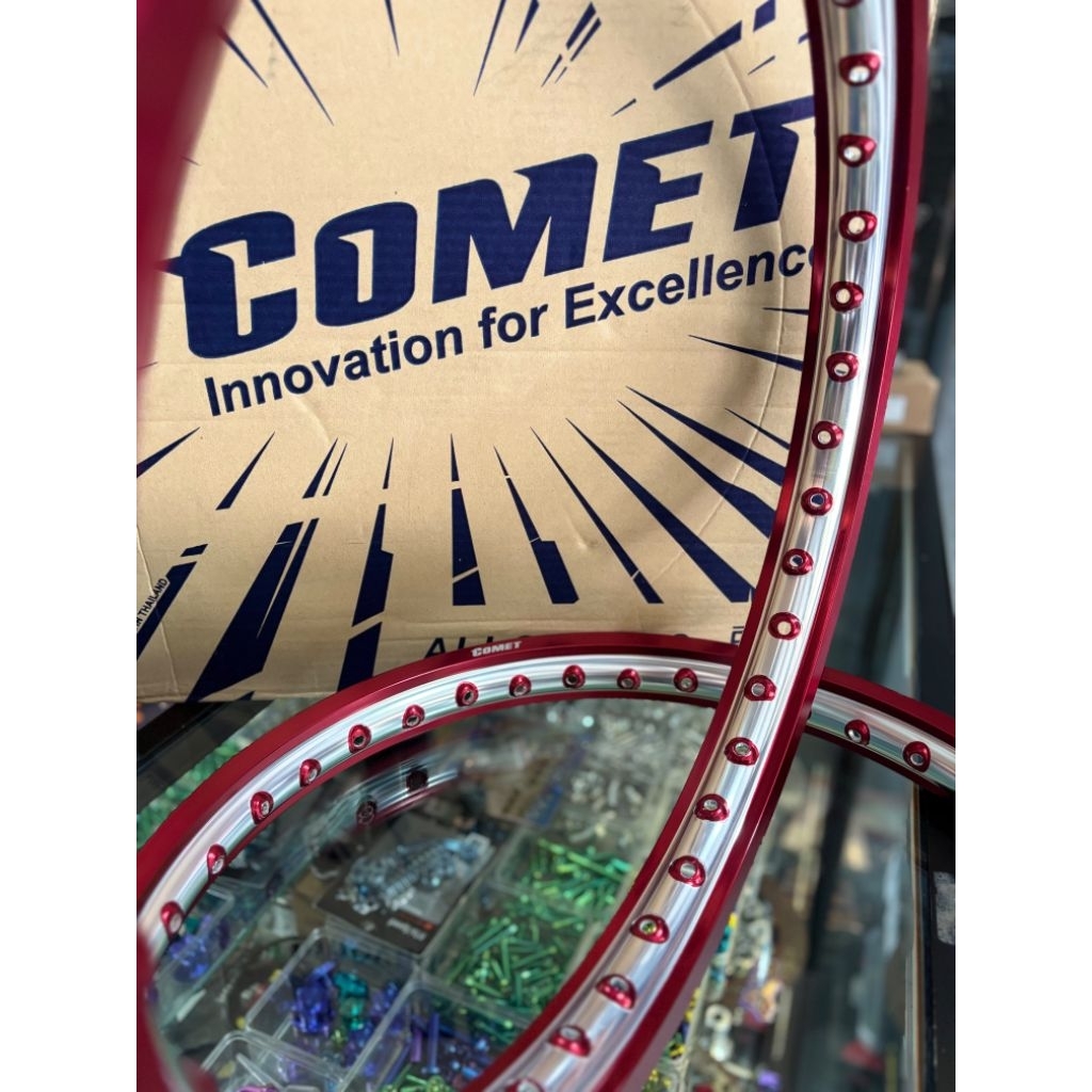 velg Comet Thailand Two-tone Merah ( R-17 /140-140 )
