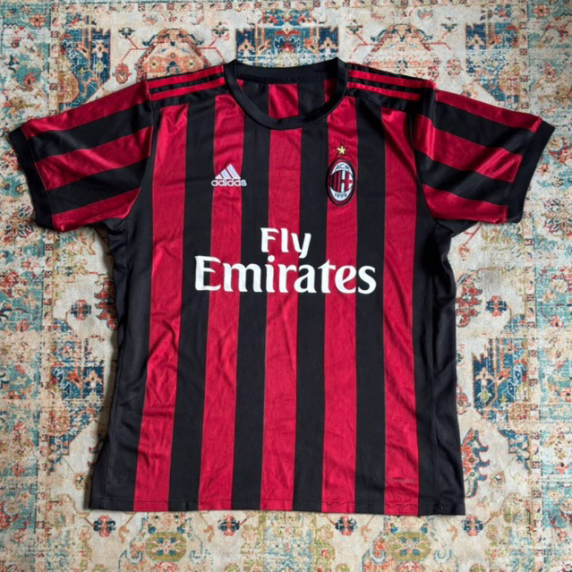 Ac Milan 17/18 Home Kit Adidas