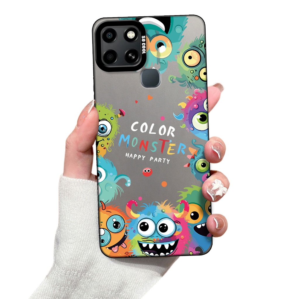 Case Hp  Infinix Smart 6 NFC ( Mnstr )  Softcase Hp  Infinix Smart 6 NFC - Silikon Hp  Infinix Smart