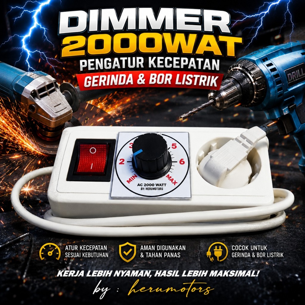 Dimmer Pengatur Kecepatan / Dimmer Pengatur Kecepatan Gerinda