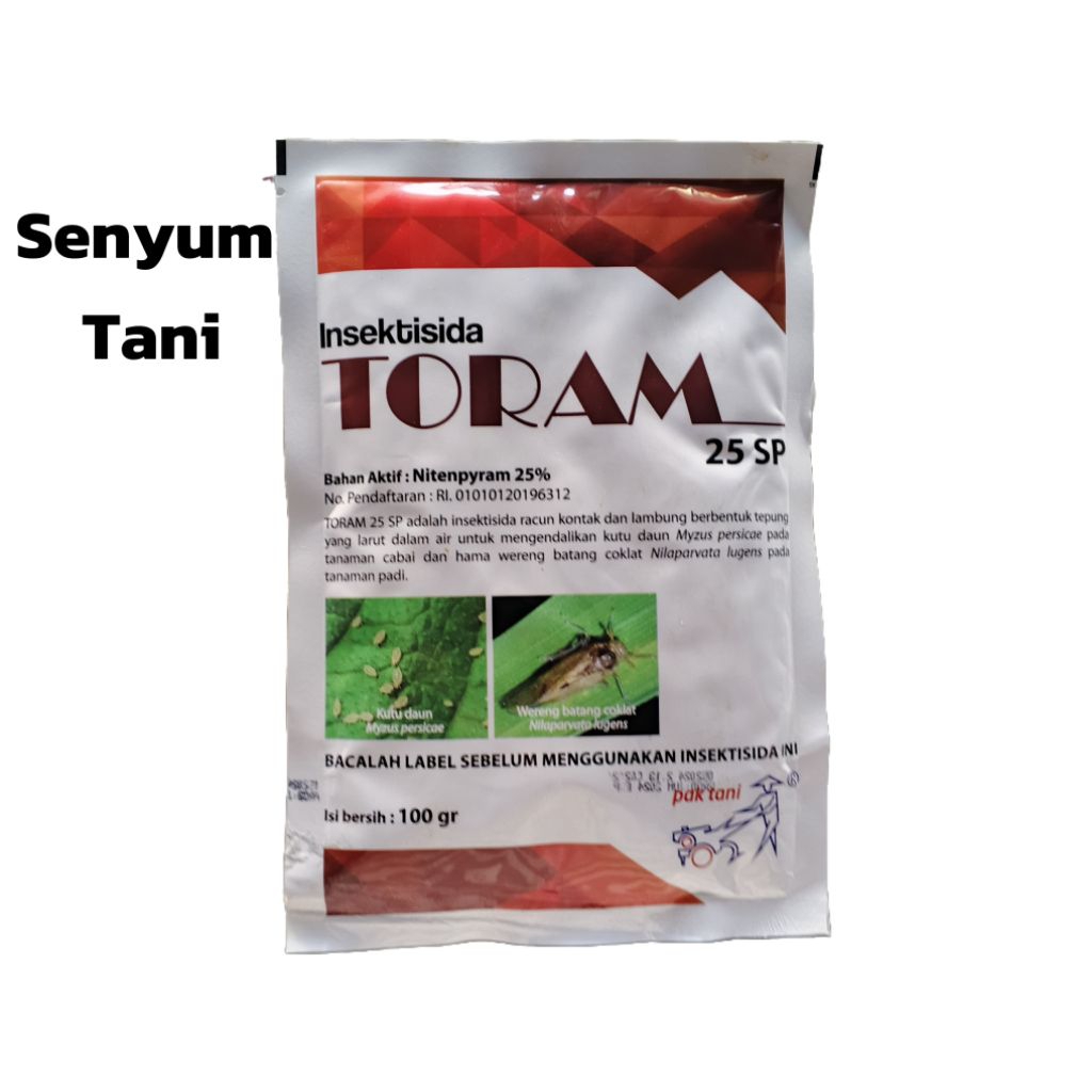 insektisida TORAM 25SP 100gr obat wereng , trip kutu daun
