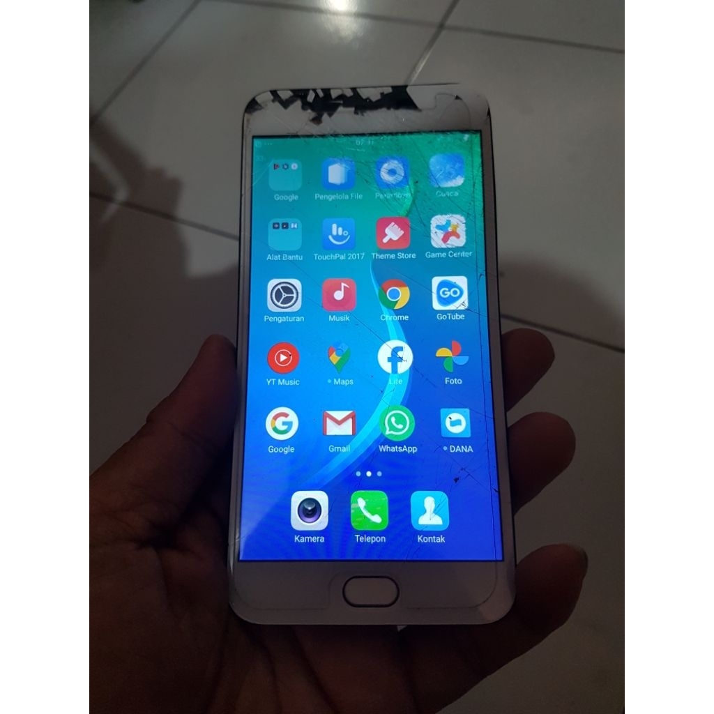 LCD & Touchscreen frame oppo f1s minus