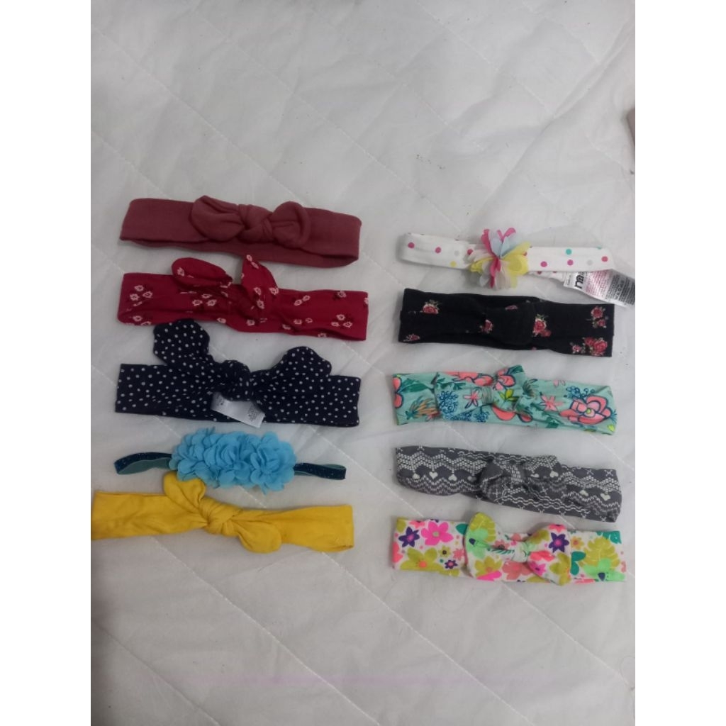 Preloved bundel Bando Baby Balita usia NewBorn - 6 bulan