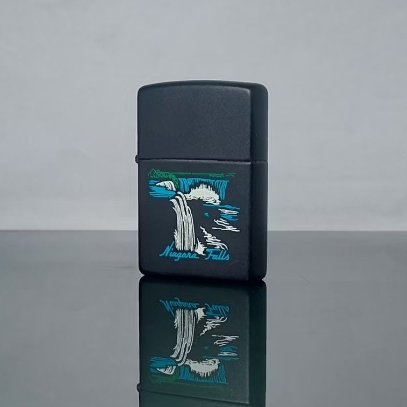 ZIPPO NIAGARA FALLS, CANADA NIAGARA FALLS ONTARIO FULL COLORS RARE COLLECTION TAHUN 2001