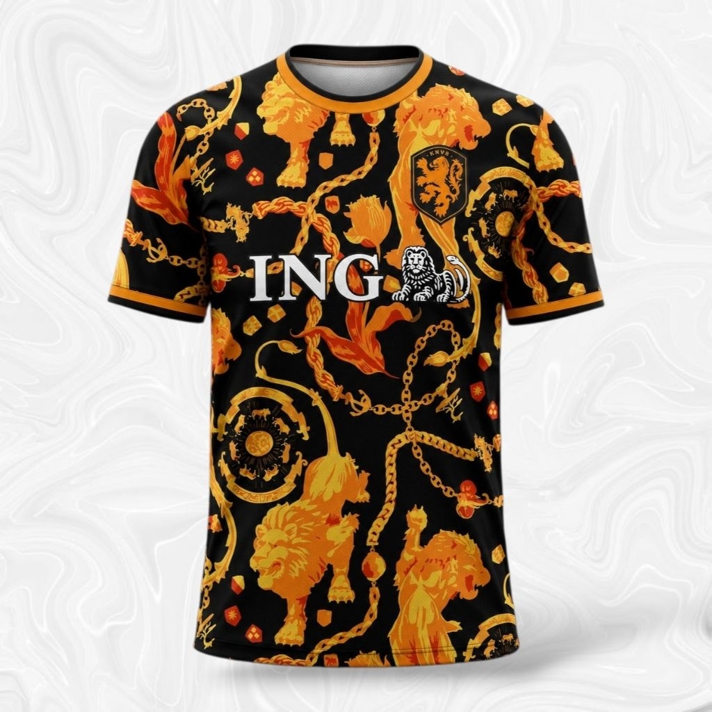 Jersey Belanda Prematch Piala Dunia 2026 (Free Ubah Nama & Nomor) Full Printing