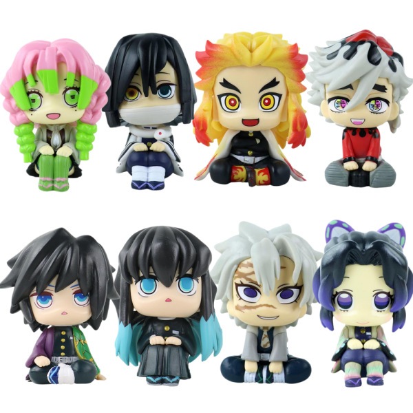 Figure Demon Slayer Look Up 10 cm LookUp Figures Kimetsu No Yaiba Tanjiro Muichiro Giyu Obanai Douma