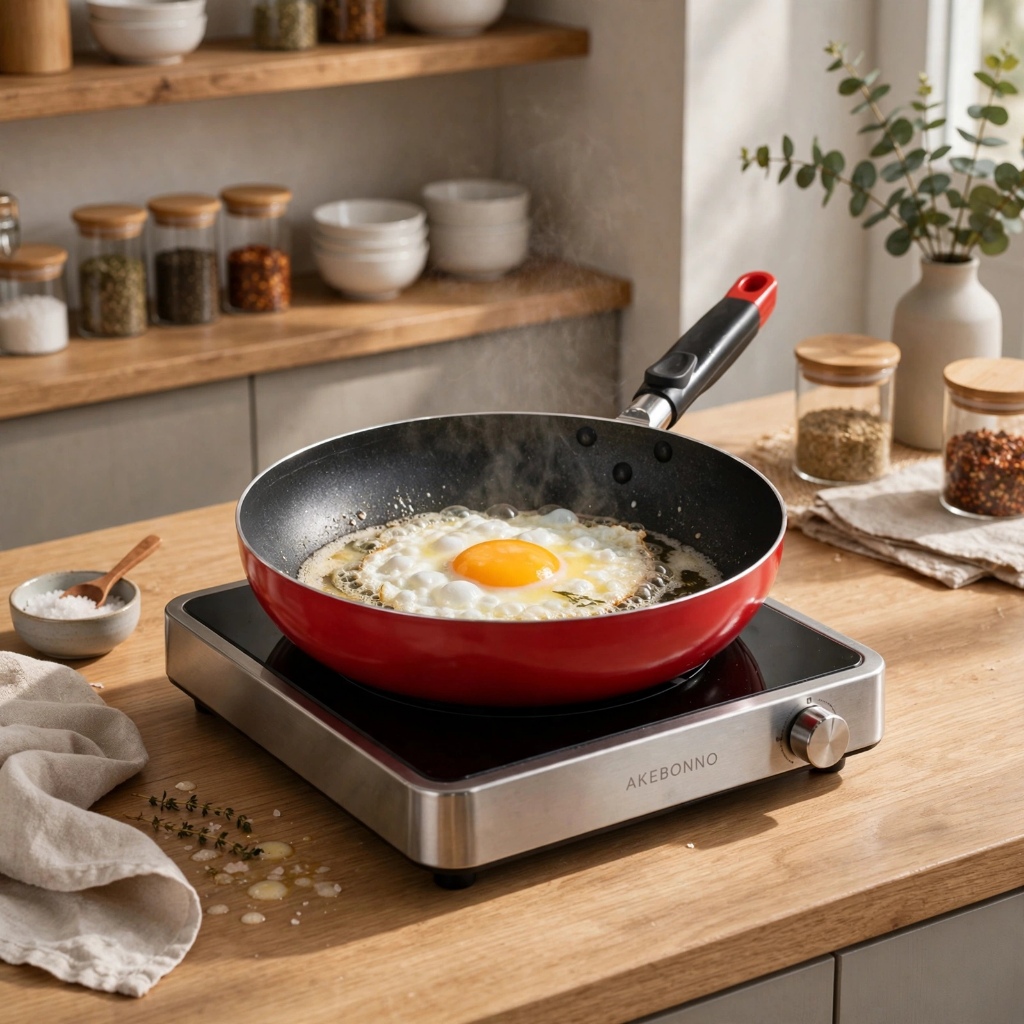 FRYPAN GG MERAH MARBLE EFA GOODS - AKEBONNO
