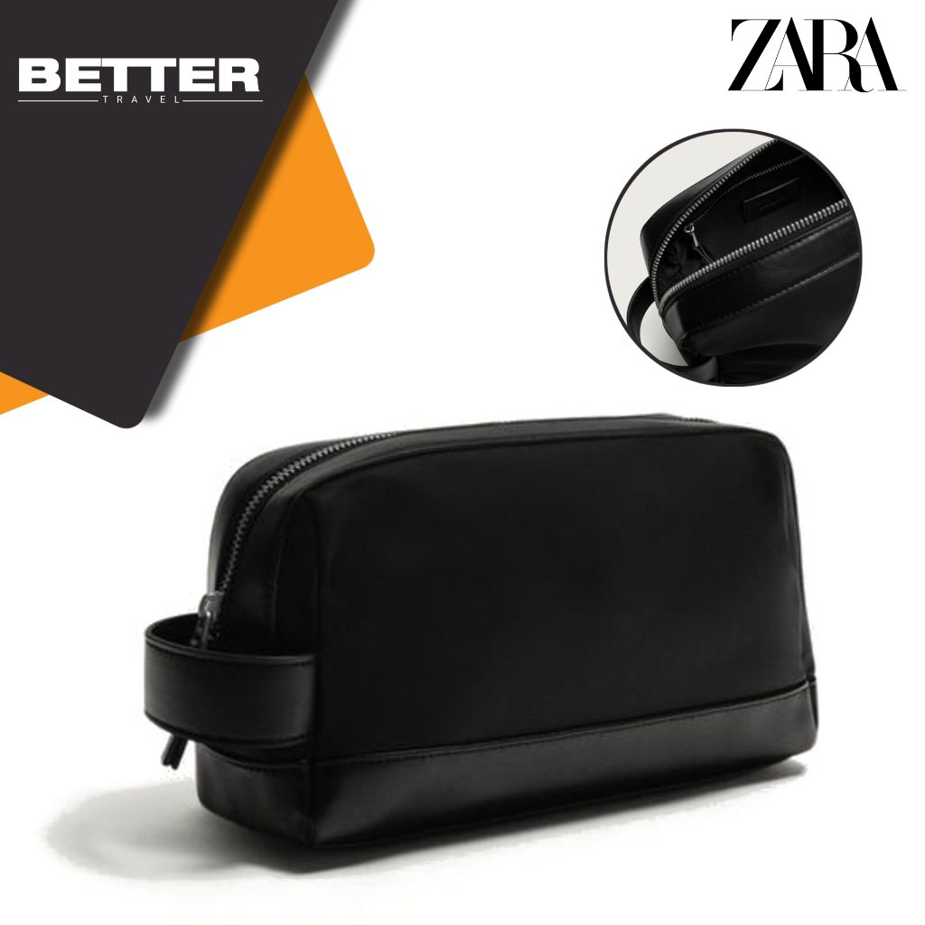 Tas clutch pouch pria ZARA handbag toiletry traveling daily