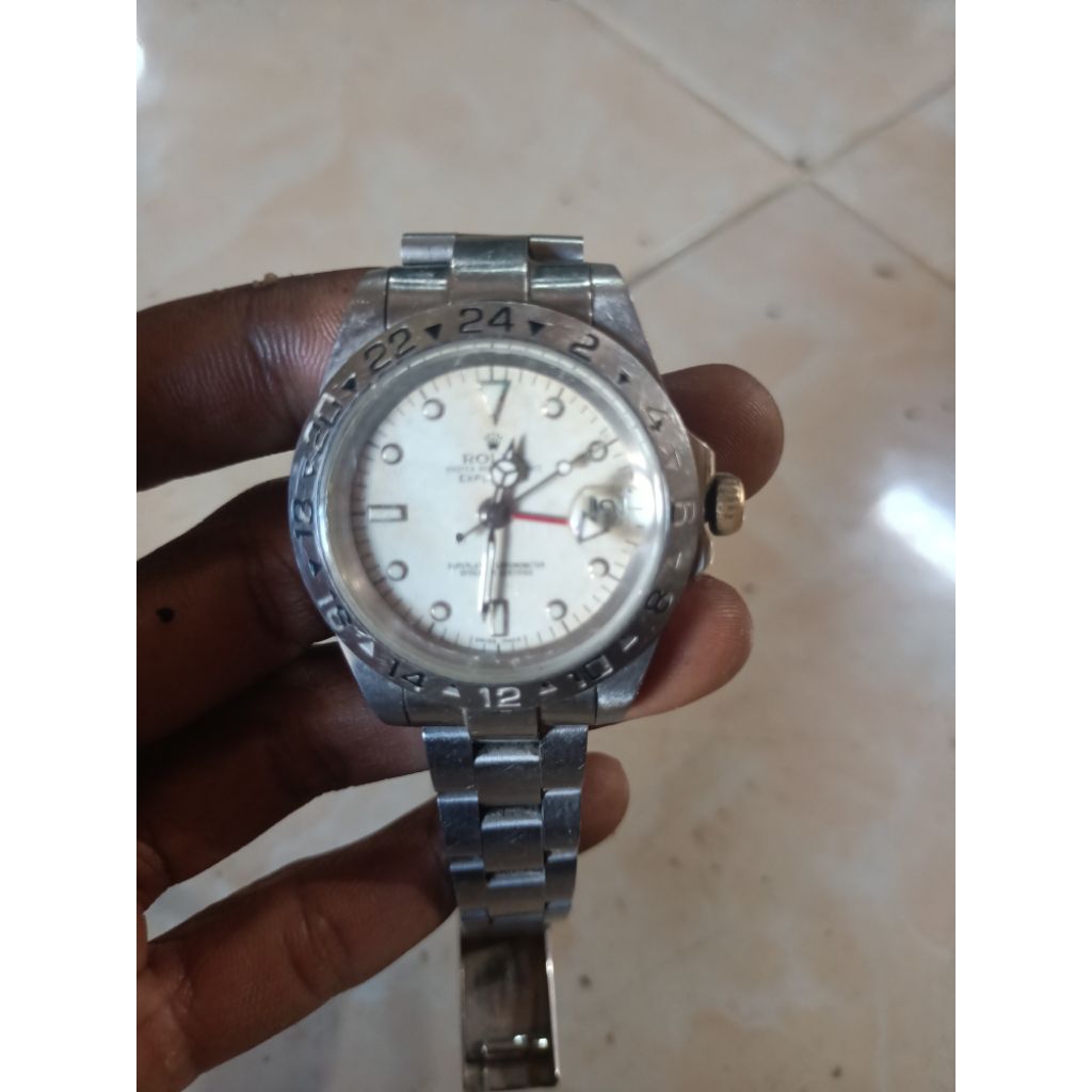 JAM TANGAN ROLEX EXPLORER II 16570 SECOND ORIGINAL
