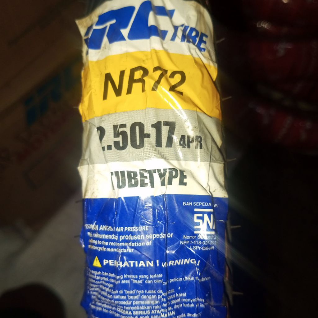 Ban luar IRC NR 72 produk 2026 Original