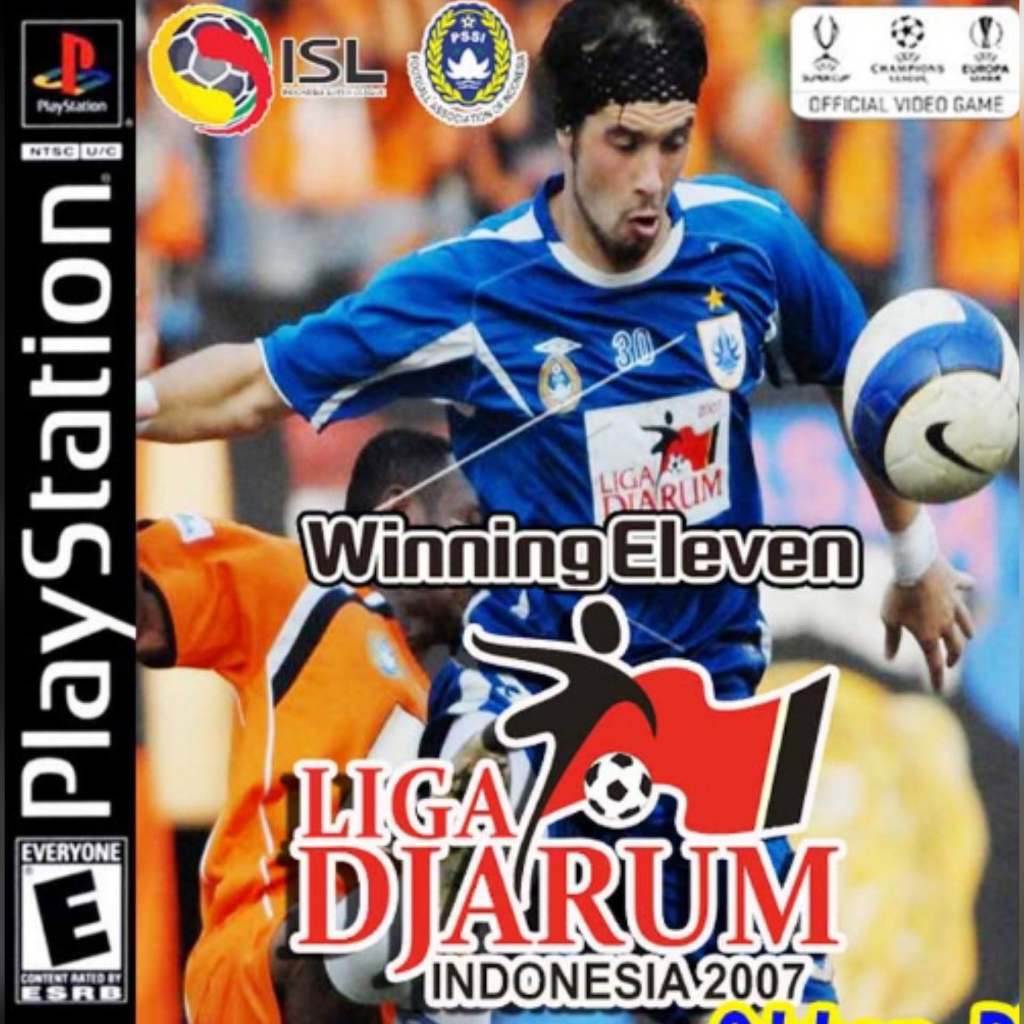KASET CD GAME PS1: WINNING ELEVEN LIGA DJARUM 2007