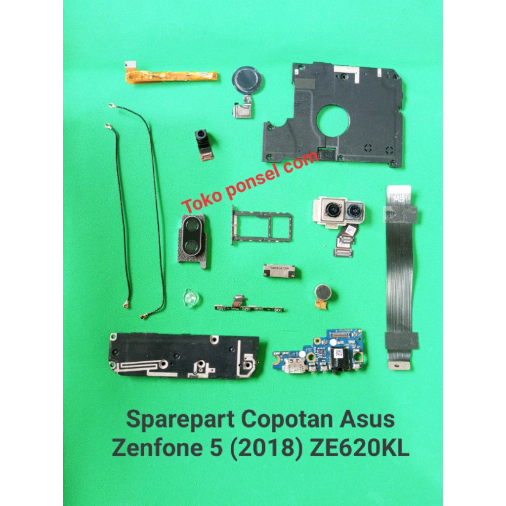Sparepart Copotan Asus Zenfone 5 2018 ZE620KL / asus 5Z Original  Simtray  kabel siyal  flexi power 