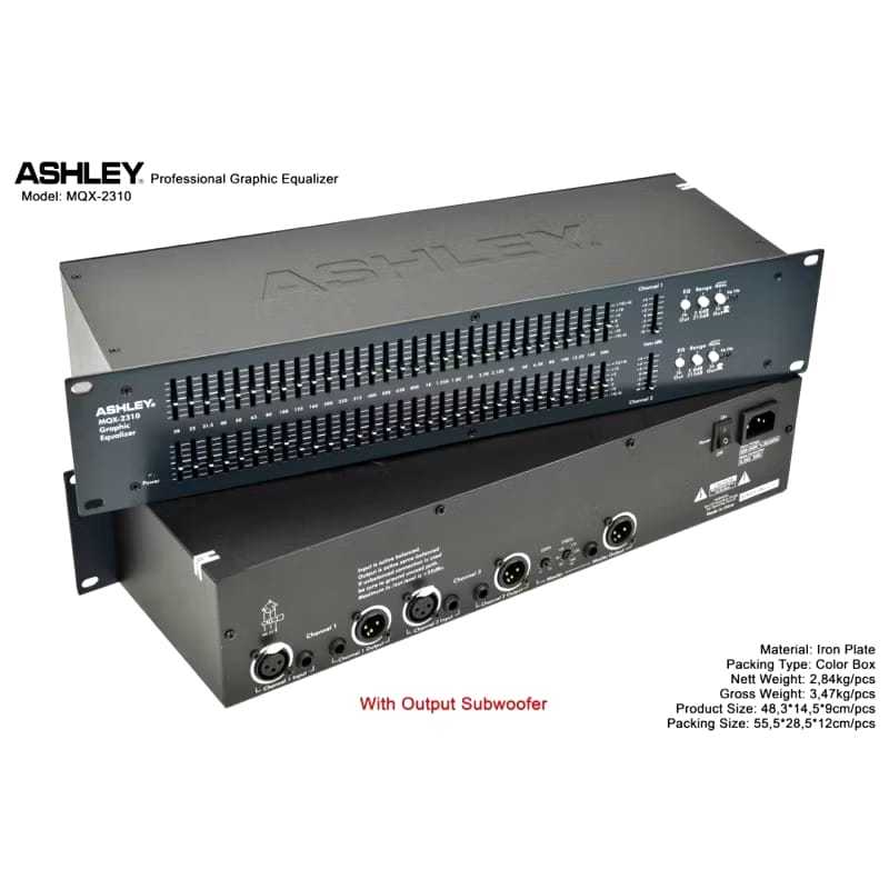 EQUALIZER ASHLEY MQX2310 MQX 2310 ORIGINAL