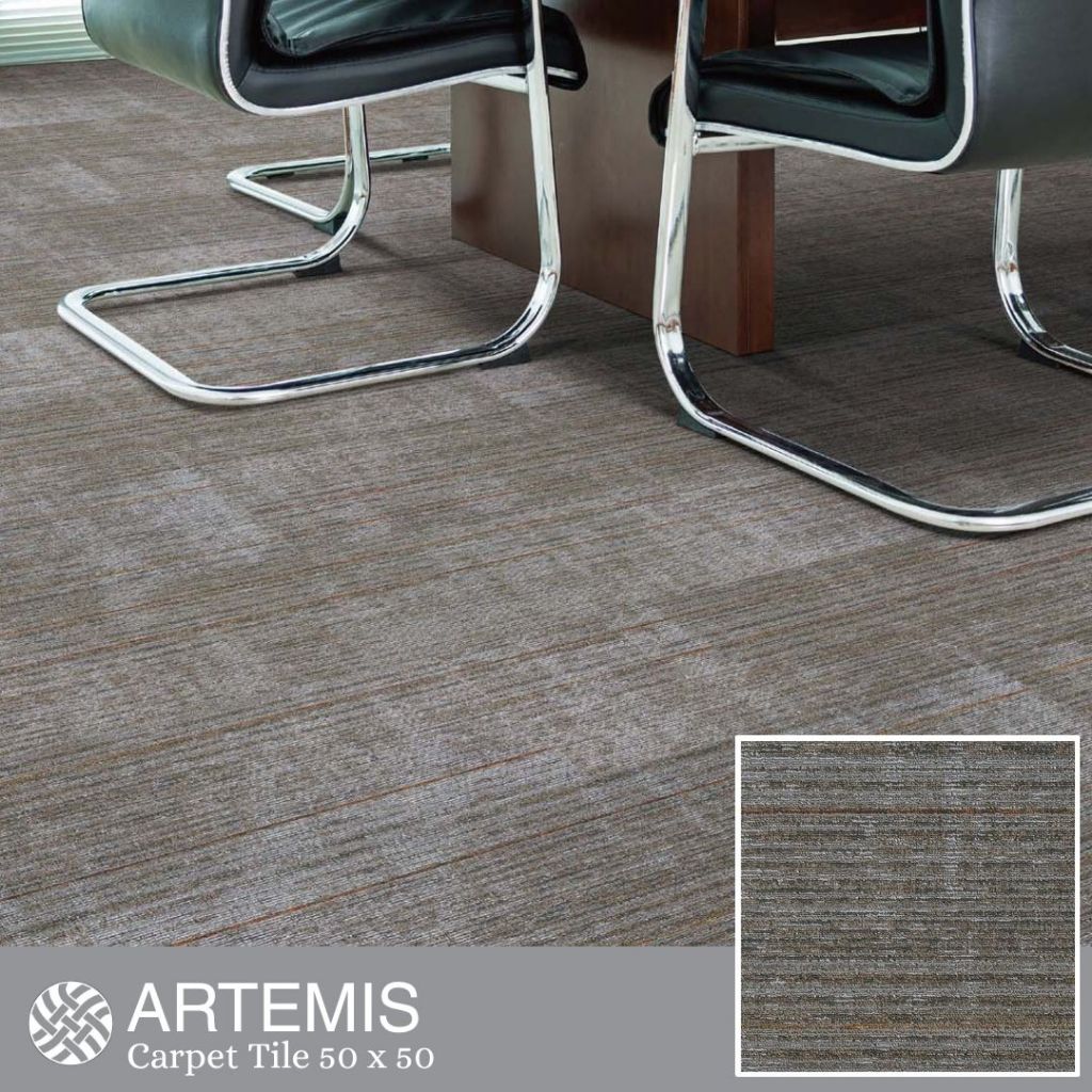 Karpet Tile Artemis 50x50 cm | Karpet Lantai Kantor & Rumah | PP Polypropylene | Ready Stock | GSS