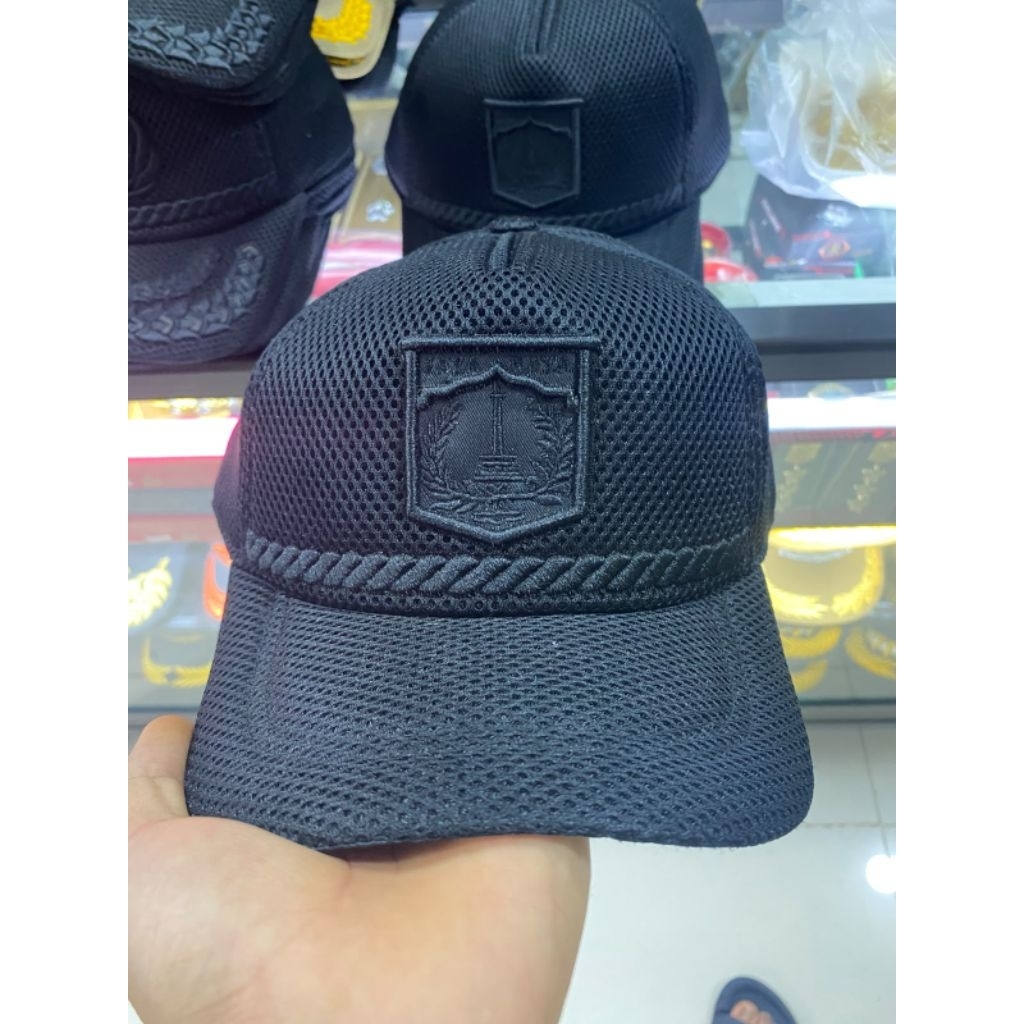 Topi jaring jaya raya / TOPI LOGO PEMPROV DKI JAKARTA