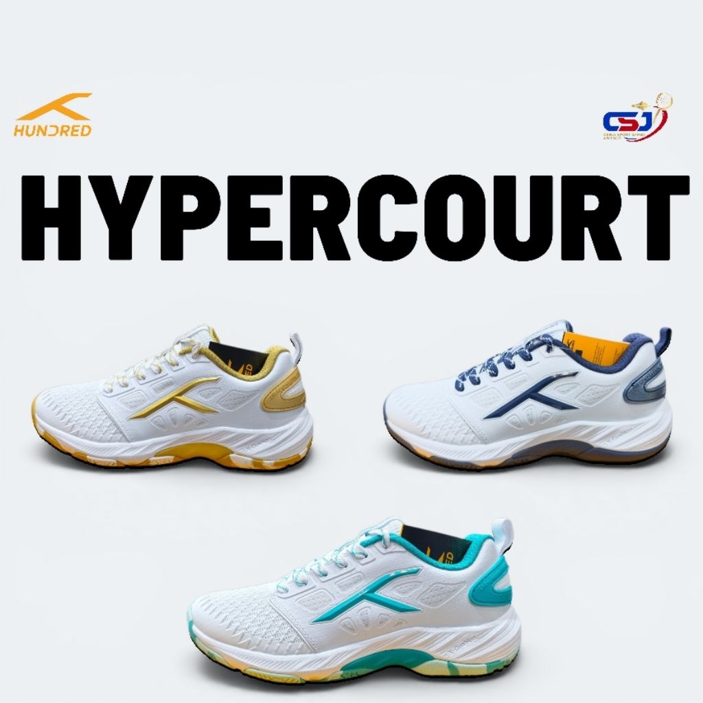 Sepatu Badminton HUNDRED HYPERCOURT