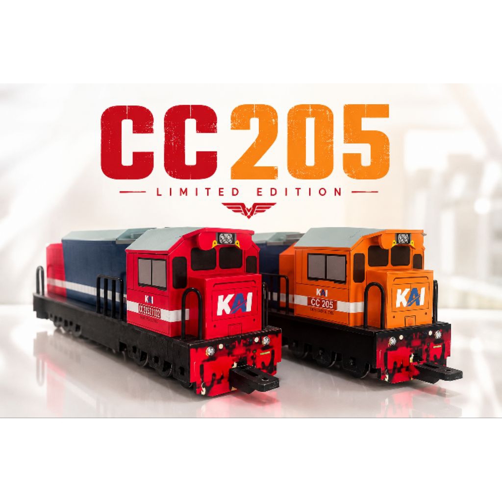 Miniatur/Mainan Kereta Api Lokomotif CC205