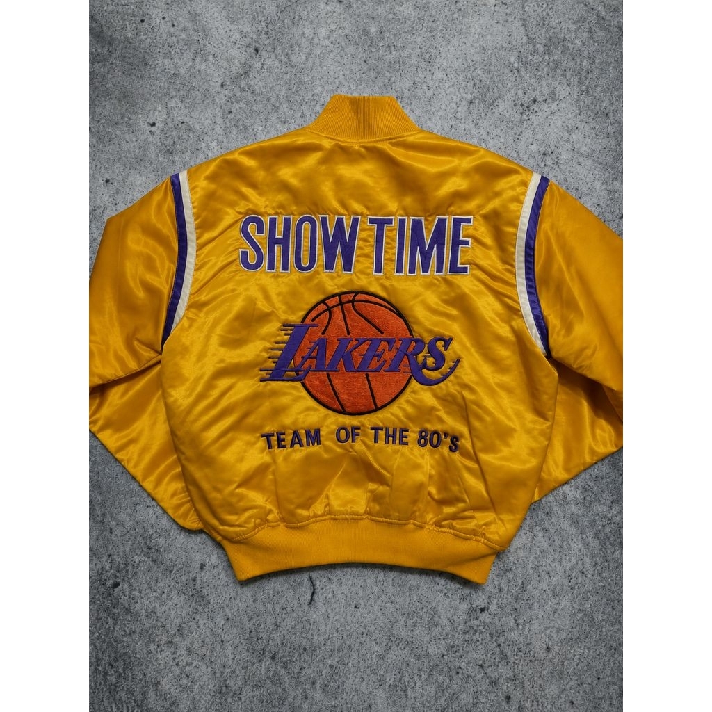 Starter Vintage NBA Los Angeles Lakers "SHOWTIME" Satin Varsity Jacket