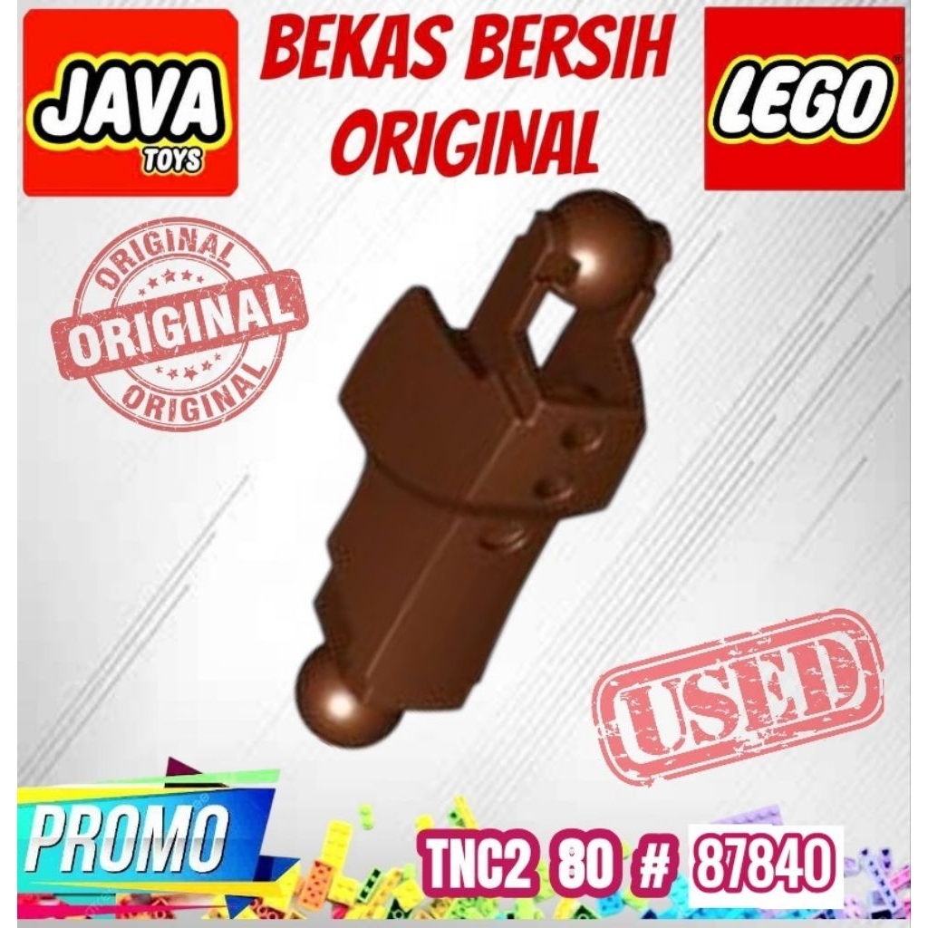 LEGO PART ORI TECHNIC ( TNC2 80 # 87840 ) LEGO Technic Large Figure Leg / Arm Section Bekas Layak Pa