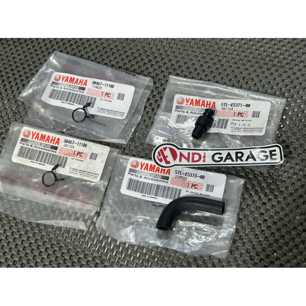 nepel + selang hawa gardan untuk mio sporty / smile