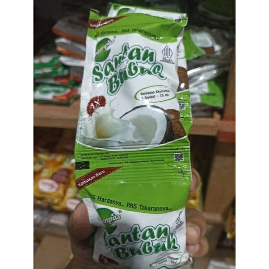 santan bubuk santan pas SANTAN BUBUK SANTAN PAS 75ML 13GRM